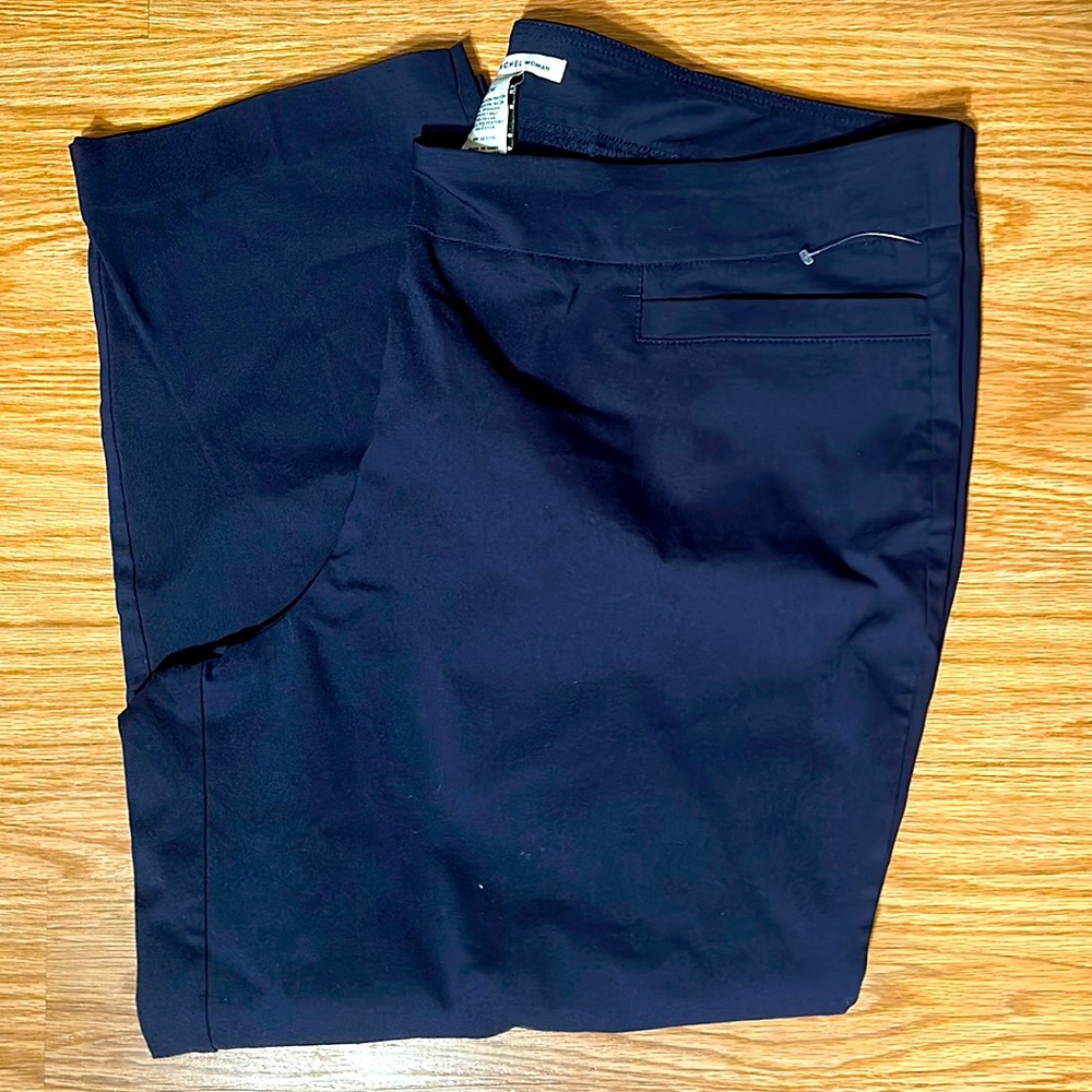 Woman’s sz 22 slight stretch pants front pockets,leg opening 9” inseam 27”
